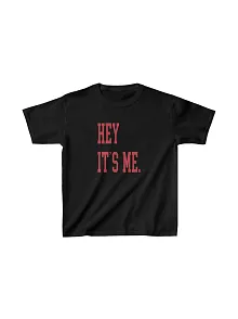 Çocuk Unisex Baskılı T-shirt - Siyah
