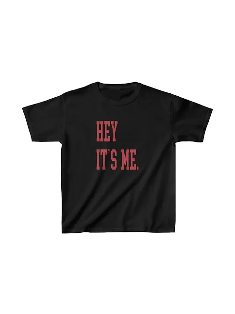 Çocuk Unisex Baskılı T-shirt - Siyah