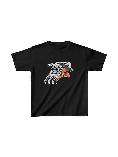 Çocuk Unisex Baskılı T-shirt - Siyah