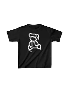 Çocuk Unisex Baskılı T-shirt - Siyah