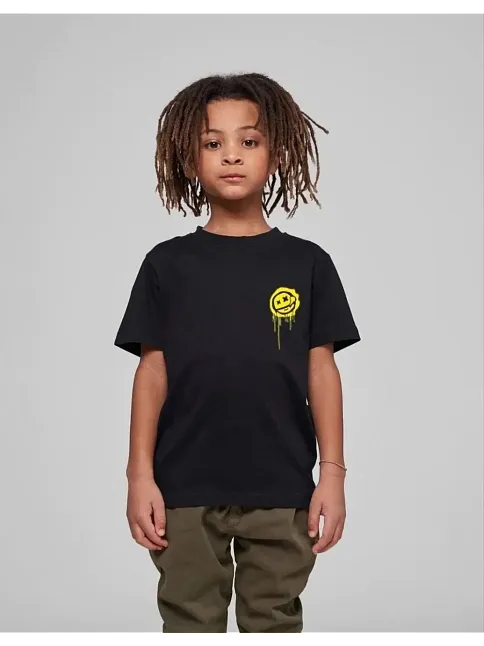 Çocuk Unisex Baskılı T-shirt - Siyah
