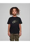 Çocuk Unisex Baskılı T-shirt - Siyah