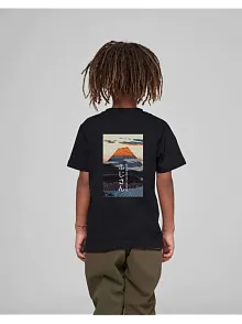 Çocuk Unisex Baskılı T-shirt - Siyah