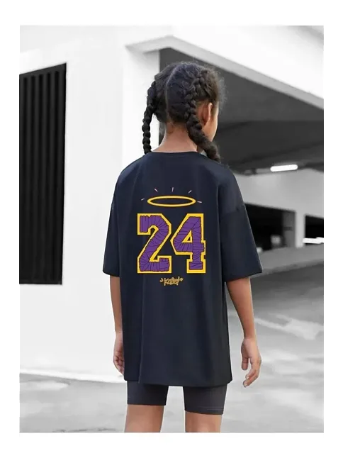 Çocuk Unisex Baskılı T-shirt - Siyah