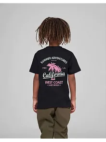 Çocuk Unisex Baskılı T-shirt - Siyah