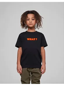 Çocuk Unisex Baskılı T-shirt - Siyah