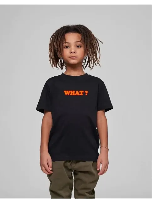 Çocuk Unisex Baskılı T-shirt - Siyah