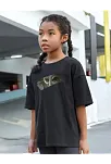 Çocuk Unisex Baskılı T-shirt - Siyah