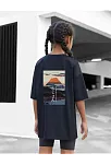 Çocuk Unisex Baskılı T-shirt - Siyah
