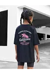 Çocuk Unisex Baskılı T-shirt - Siyah