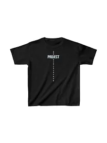 Çocuk Unisex Baskılı T-shirt - Siyah