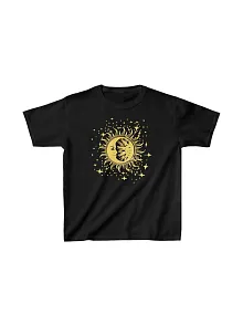 Çocuk Unisex Baskılı T-shirt - Siyah