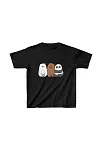 Çocuk Unisex Baskılı T-shirt - Siyah