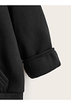Çocuk Unisex Kapüşonlu Ön Ve Arka Blessed Baskılı Sweatshirt - Siyah
