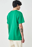 Erkek Düz Penye Tişört Bisiklet Yaka Kısa Kol Regular Fit T-shirt - Yeşil