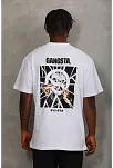 Erkek Baskılı T-shirt Kısa Kol Bisiklet Yaka Regular Fit Rahat Kalıp Günlük Tişört - Beyaz