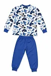 Erkek Çocuk Premium Penye İş Makinesi Desenli Uzun Kollu Pijama Takımı 2-11 Yaş - Mavi Erkek Çocuk Premium Penye İş Makinesi Desenli Uzun Kollu Pijama Takımı 2-11 Yaş - Mavi