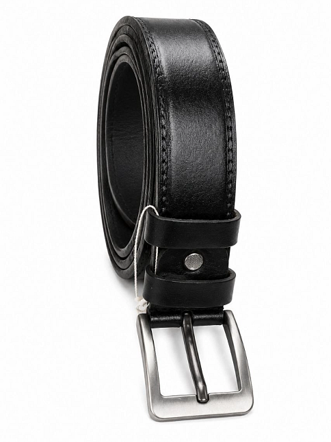 Erkek Hakiki Deri 4.5 Cm Klasik Ve Kot Pantolon Kemeri Metal Tokalı Siyah