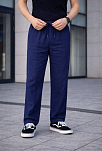 Erkek Keten Cepli Çıma Dikişli Jogger Buggy Pantalon Rahat Kalıp - Lacivert Erkek Keten Cepli Çıma Dikişli Jogger Buggy Pantalon Rahat Kalıp - Lacivert