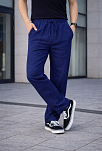 Erkek Keten Cepli Çıma Dikişli Jogger Buggy Pantalon Rahat Kalıp - Lacivert Erkek Keten Cepli Çıma Dikişli Jogger Buggy Pantalon Rahat Kalıp - Lacivert