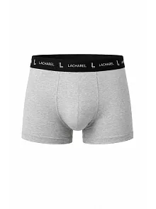 Erkek Likralı Pamuklu Nefes Alan Penye Boxer 3'lü Paket - Gri