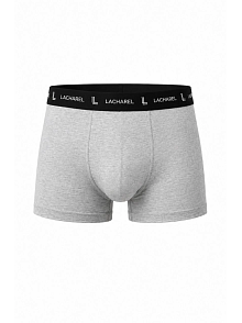 Erkek Likralı Pamuklu Nefes Alan Penye Boxer 3'lü Paket - Gri
