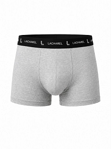 Erkek Likralı Pamuklu Nefes Alan Penye Boxer 3'lü Paket - Gri