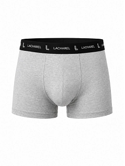 Erkek Likralı Pamuklu Nefes Alan Penye Boxer 3'lü Paket - Gri