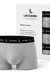 Erkek Likralı Pamuklu Nefes Alan Penye Boxer 3'lü Paket - Gri