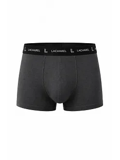 Erkek Likralı Pamuklu Nefes Alan Penye Boxer 3'lü Paket - Füme