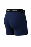Erkek Likralı Pamuklu Nefes Alan Penye Boxer 3'lü Paket - Lacivert