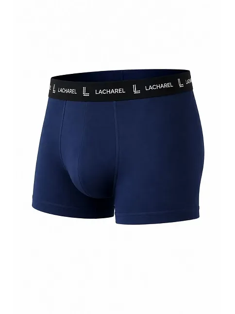 Erkek Likralı Pamuklu Nefes Alan Penye Boxer 3'lü Paket - Lacivert