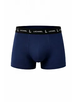 Erkek Likralı Pamuklu Nefes Alan Penye Boxer 3'lü Paket - Lacivert