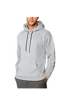 Erkek 3 İplik Pamuklu Kapüşonlu Cepli Oversize Hoodie Sweatshirt - Gri