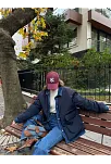 Kadın Jeans Detaylı Cıtcıtlı Ceket Mont - Lacivert