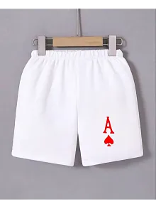 Kadın Beli Lastikli Baskılı Mini Şort - Beyaz