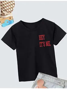 Çocuk Unisex Baskılı T-shirt - Siyah