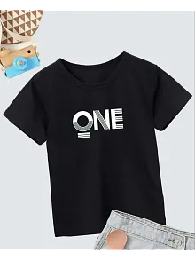 Erkek Çocuk Baskılı T-shirt - Siyah