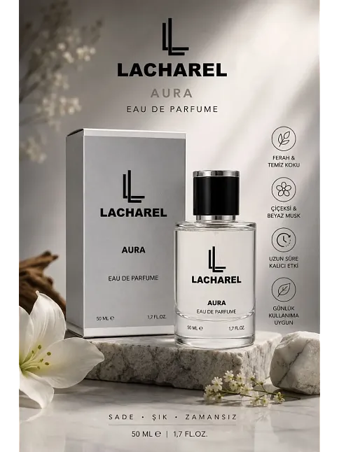 Lacharel Aura Eau De Parfum 50 Ml Narenciye, Odunsu Ve Sofistike Parfüm
