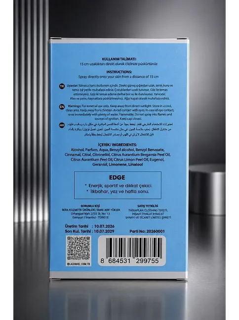 Lacharel Icon Ve Edge 2'li Erkek Parfüm Seti Eau De Parfum 2x50 Ml
