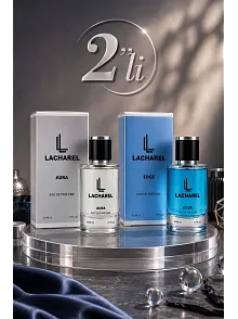 Lacharel Aura Ve Edge 2'li Erkek Parfüm Seti Eau De Parfum 2x50 Ml