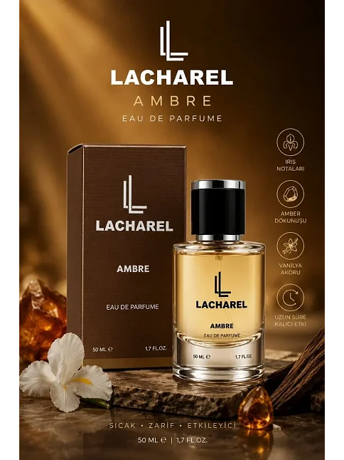 Lacharel Intense Ve Ambre 2'li Kadın Parfüm Seti Eau De Parfum 2x50 Ml Lacharel Intense Ve Ambre 2'li Kadın Parfüm Seti Eau De Parfum 2x50 Ml
