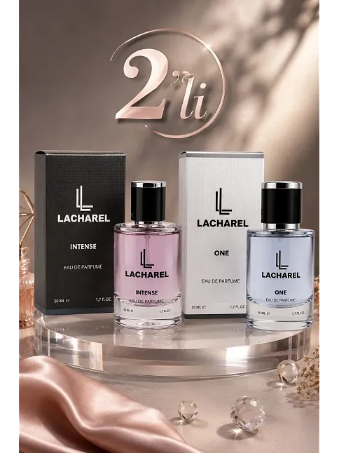 Lacharel Intense Ve One 2'li Kadın Parfüm Seti Eau De Parfum 2x50 Ml Lacharel Intense Ve One 2'li Kadın Parfüm Seti Eau De Parfum 2x50 Ml