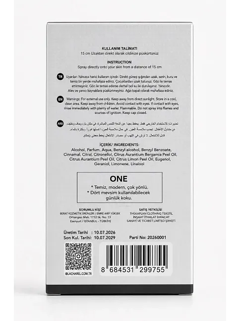 Lacharel Intense Ve One 2'li Kadın Parfüm Seti Eau De Parfum 2x50 Ml Lacharel Intense Ve One 2'li Kadın Parfüm Seti Eau De Parfum 2x50 Ml