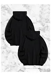 Sevgili Çift Kombini Örümcek Baskılı Kapüşonlu Sweatshirt Hoodie - Siyah Sevgili Çift Kombini Örümcek Baskılı Kapüşonlu Sweatshirt Hoodie - Siyah