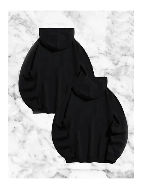 Sevgili Çift Kombini Örümcek Baskılı Kapüşonlu Sweatshirt Hoodie - Siyah Sevgili Çift Kombini Örümcek Baskılı Kapüşonlu Sweatshirt Hoodie - Siyah