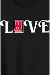14 Şubat Sevgililer Günü Love Baskılı Oversize Bisiklet Yaka T-shirt - Siyah 14 Şubat Sevgililer Günü Love Baskılı Oversize Bisiklet Yaka T-shirt - Siyah
