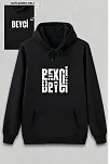 Sevgililer Günü Beyci Hediye Baskılı Oversize Kapüşonlu Sweatshirt - Siyah Sevgililer Günü Beyci Hediye Baskılı Oversize Kapüşonlu Sweatshirt - Siyah
