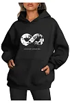 3 İplik Pamuklu Cepli  Kapüşonlu 10 Kasıma Özel Sweatshirt Hoodie - Siyah