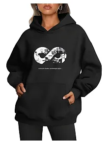 3 İplik Pamuklu Cepli  Kapüşonlu 10 Kasıma Özel Sweatshirt Hoodie - Siyah